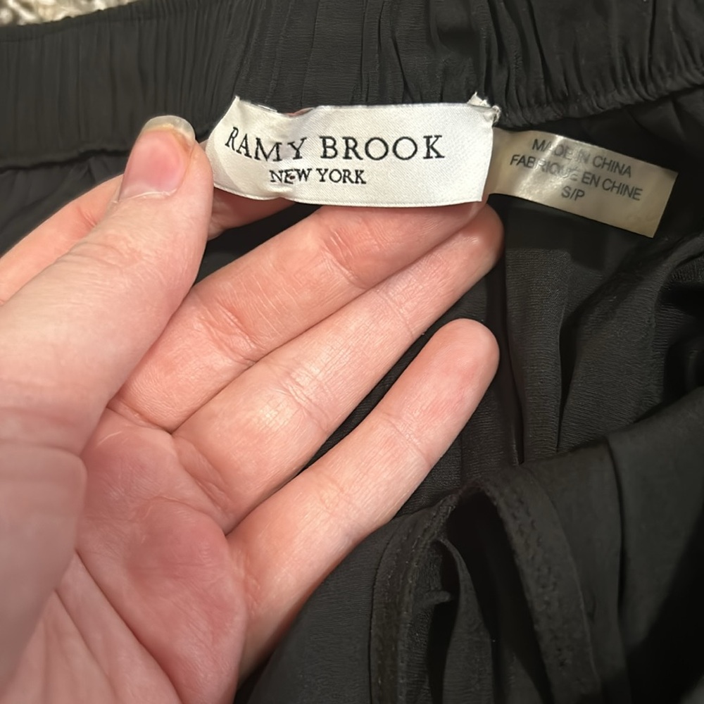 4 FOR 25 Ramy Brook Black Slip Mini Skirt Small - Picture 2 of 7